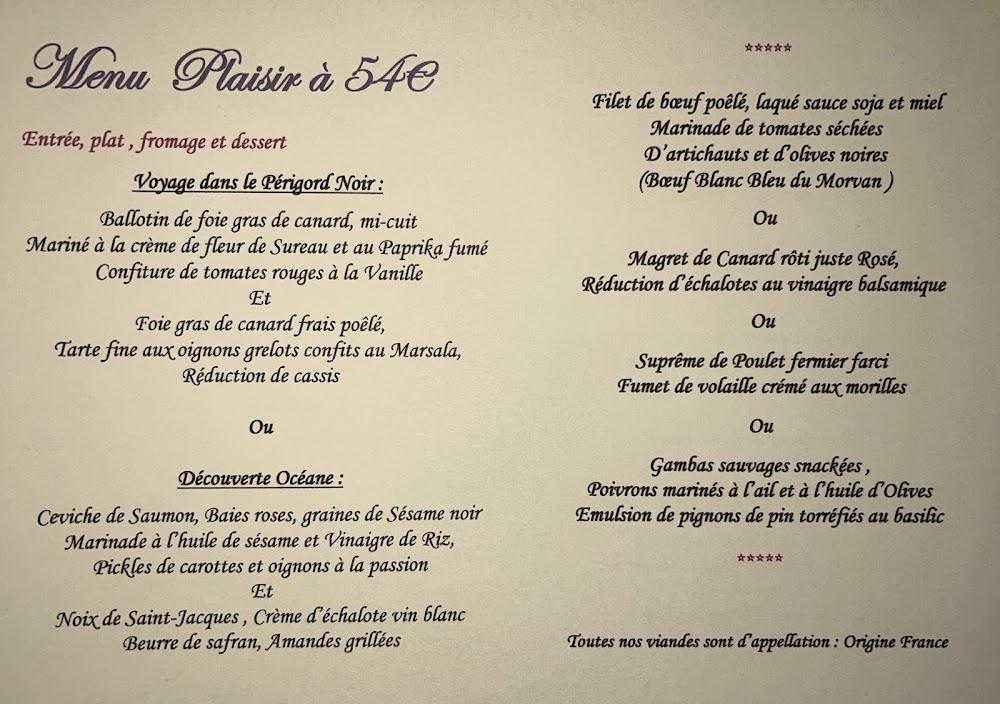 Chez Franck et Francine - Menu Image 1